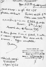 copie du manuscrit original rédigé par l'ingénieur  en chef des mines qui a receptionné la nouvelle Renault 